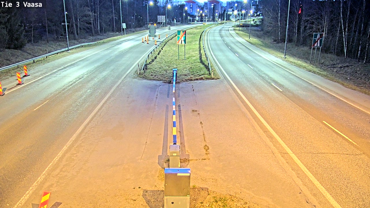 Kelikamerat Kuva Tie 3 Vaasa (puomi), Vaasa, Pohjanmaa