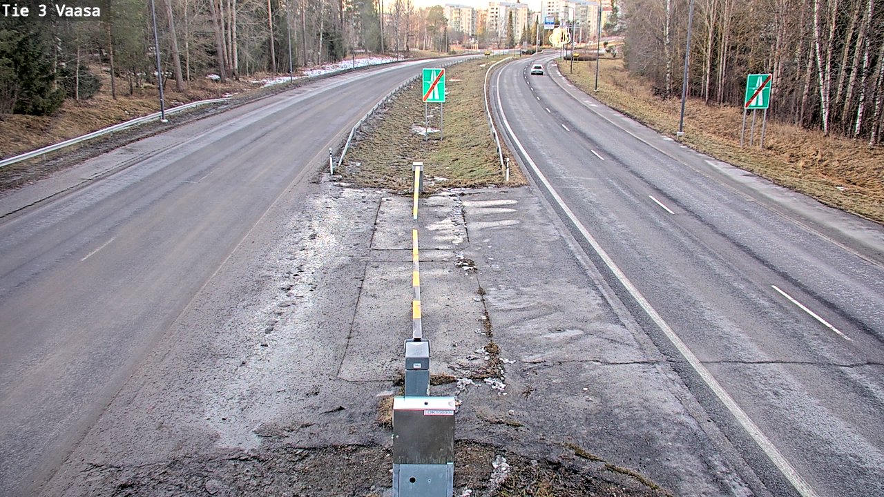 Kelikamerat Kuva Tie 3 Vaasa (puomi), Vaasa, Pohjanmaa