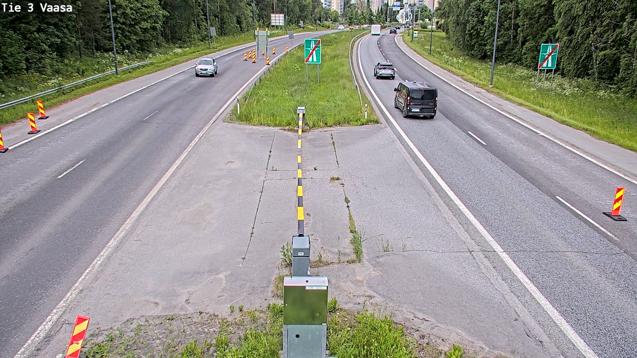 Kelikamerat Kuva Tie 3 Vaasa (puomi), Vaasa, Pohjanmaa