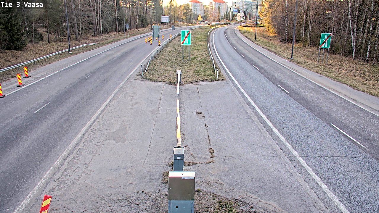 Weather Camera Image Tie 3 Vaasa (puomi), Vaasa, Pohjanmaa