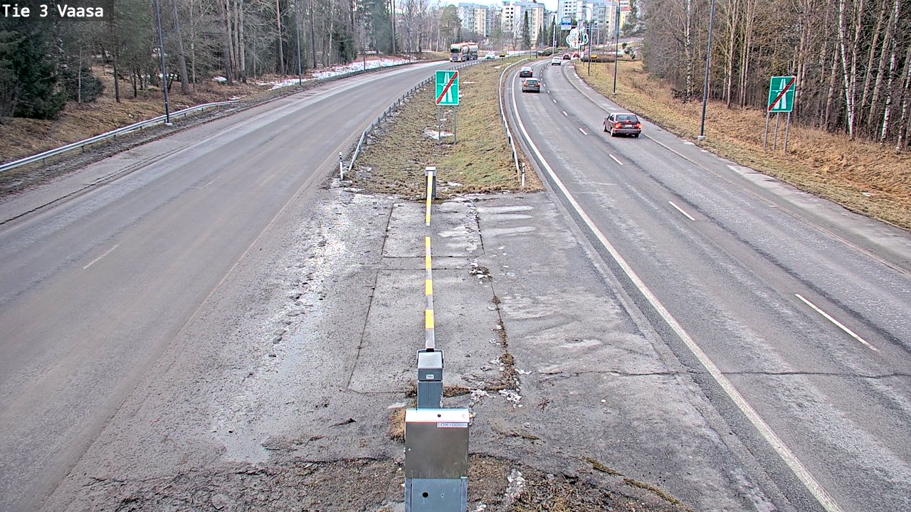 Kelikamerat Kuva Tie 3 Vaasa (puomi), Vaasa, Pohjanmaa