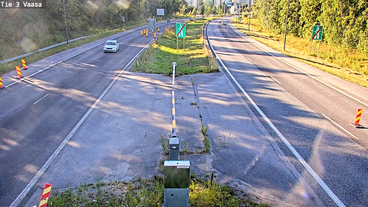 Kelikamerat Kuva Tie 3 Vaasa (puomi), Vaasa, Pohjanmaa
