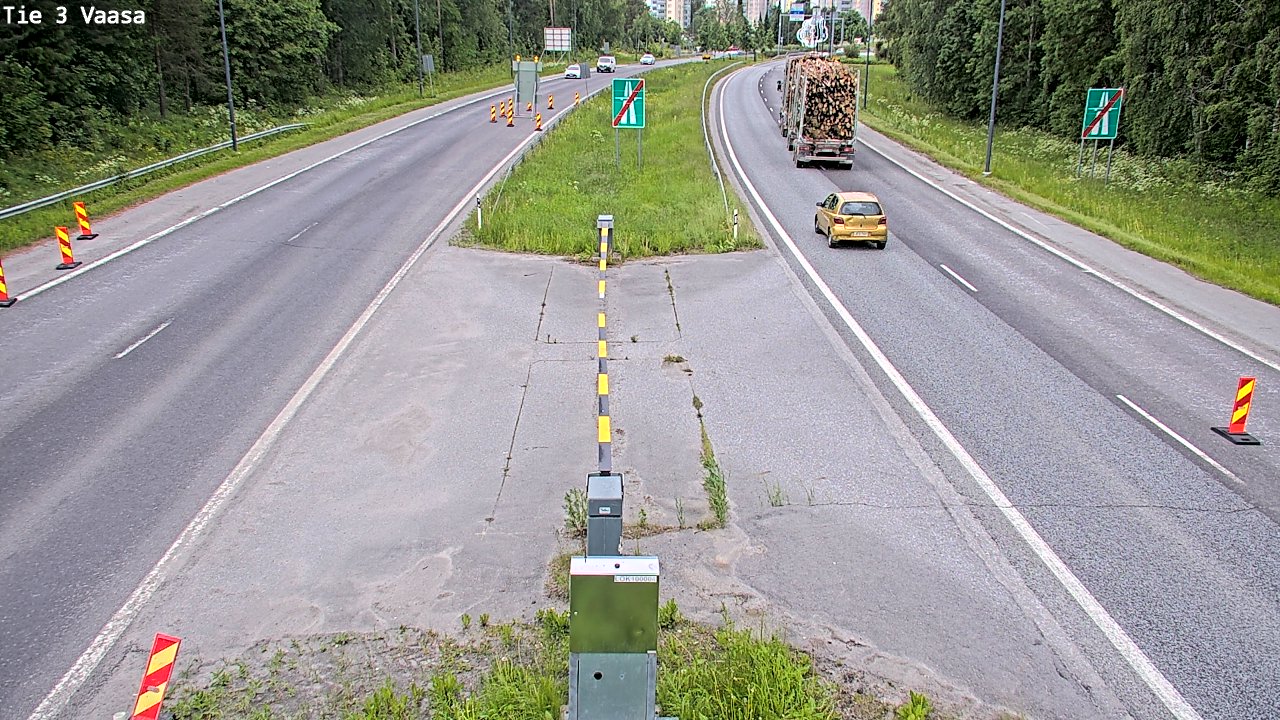Kelikamerat Kuva Tie 3 Vaasa (puomi), Vaasa, Pohjanmaa
