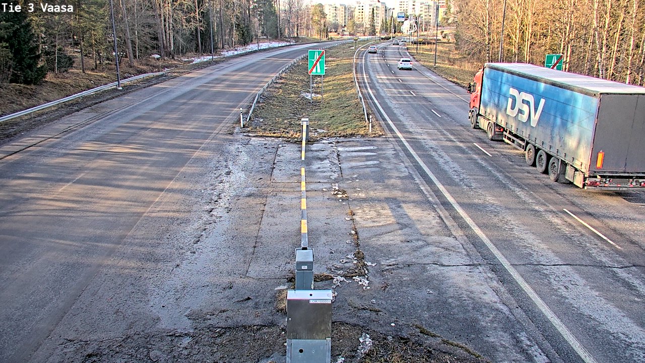 Kelikamerat Kuva Tie 3 Vaasa (puomi), Vaasa, Pohjanmaa