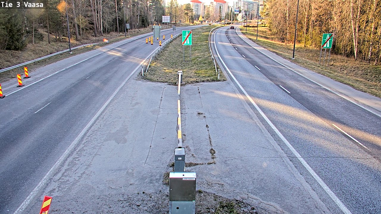Weather Camera Image Tie 3 Vaasa (puomi), Vaasa, Pohjanmaa