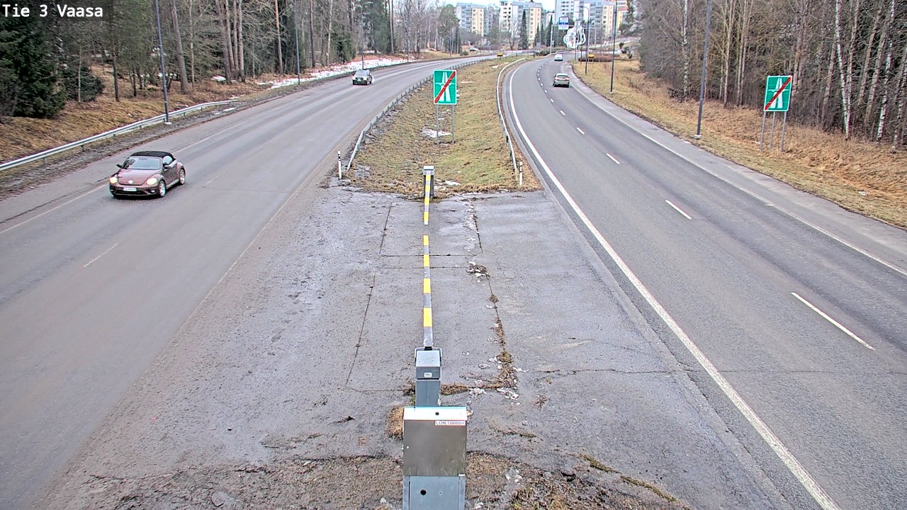 Weather Camera Image Tie 3 Vaasa (puomi), Vaasa, Pohjanmaa