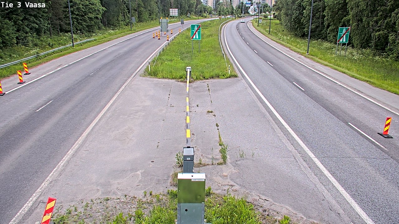 Kelikamerat Kuva Tie 3 Vaasa (puomi), Vaasa, Pohjanmaa