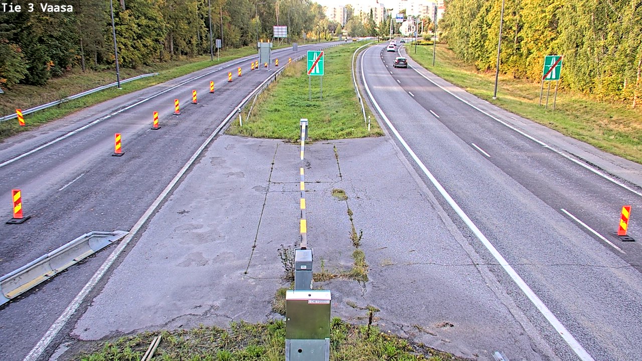 Kelikamerat Kuva Tie 3 Vaasa (puomi), Vaasa, Pohjanmaa