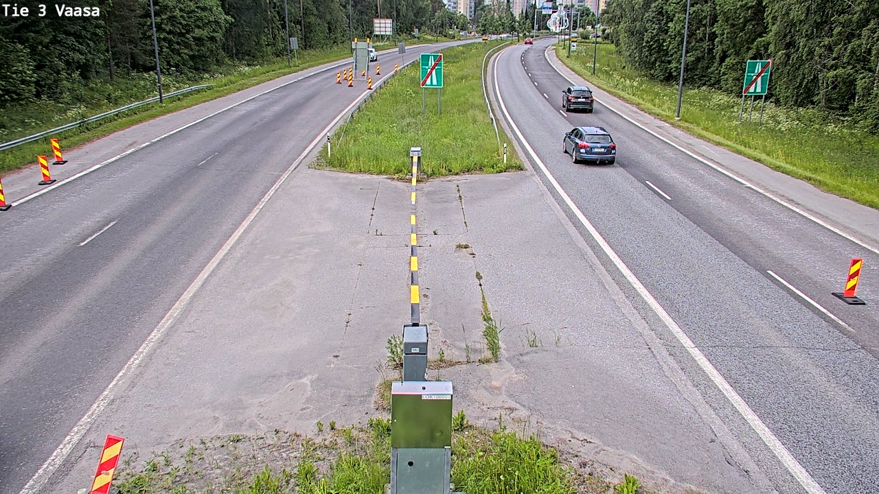 Kelikamerat Kuva Tie 3 Vaasa (puomi), Vaasa, Pohjanmaa