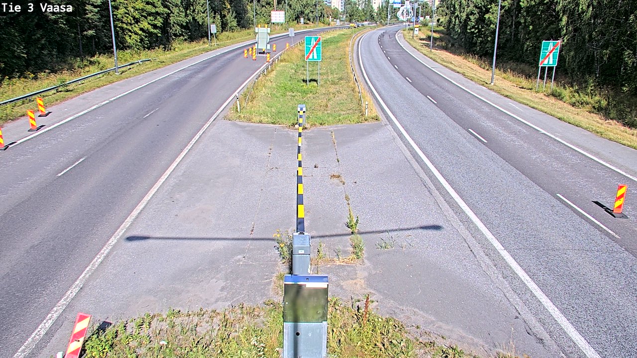 Kelikamerat Kuva Tie 3 Vaasa (puomi), Vaasa, Pohjanmaa