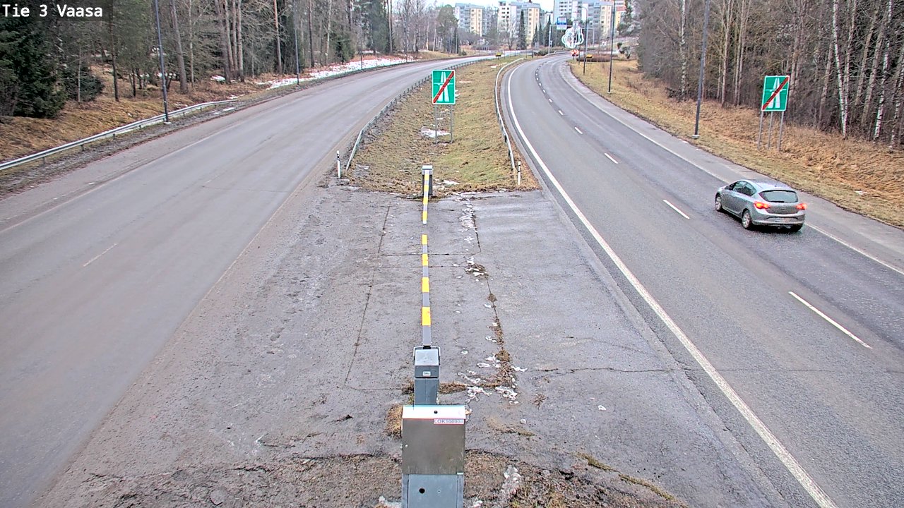 Kelikamerat Kuva Tie 3 Vaasa (puomi), Vaasa, Pohjanmaa