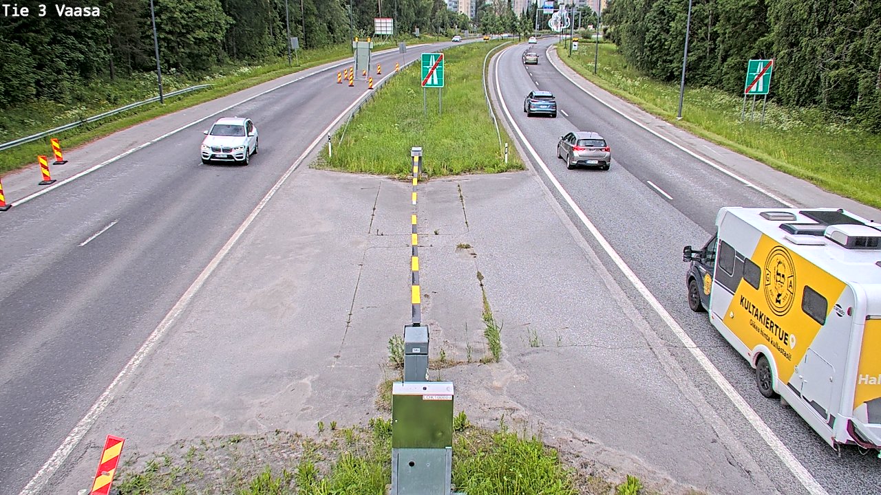 Kelikamerat Kuva Tie 3 Vaasa (puomi), Vaasa, Pohjanmaa