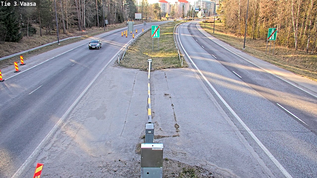 Weather Camera Image Tie 3 Vaasa (puomi), Vaasa, Pohjanmaa