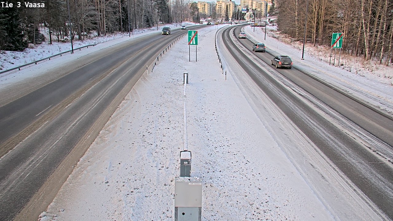 Kelikamerat Kuva Tie 3 Vaasa (puomi), Vaasa, Pohjanmaa