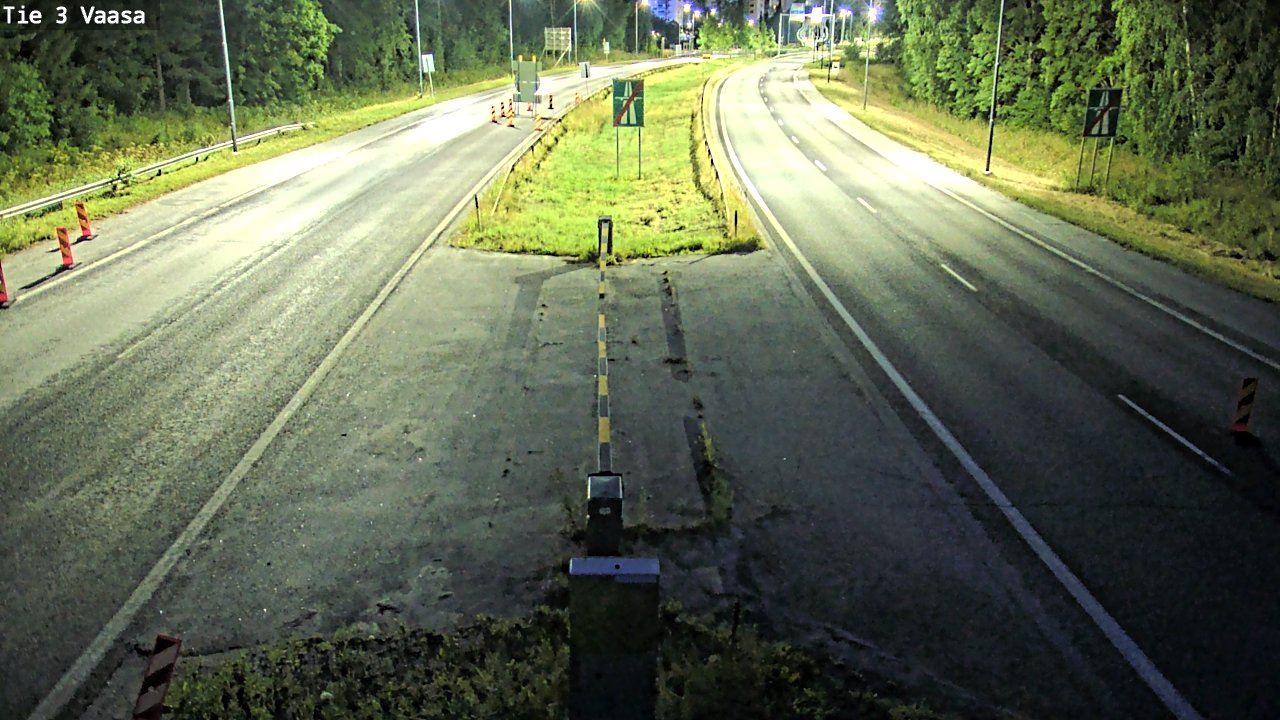 Kelikamerat Kuva Tie 3 Vaasa (puomi), Vaasa, Pohjanmaa
