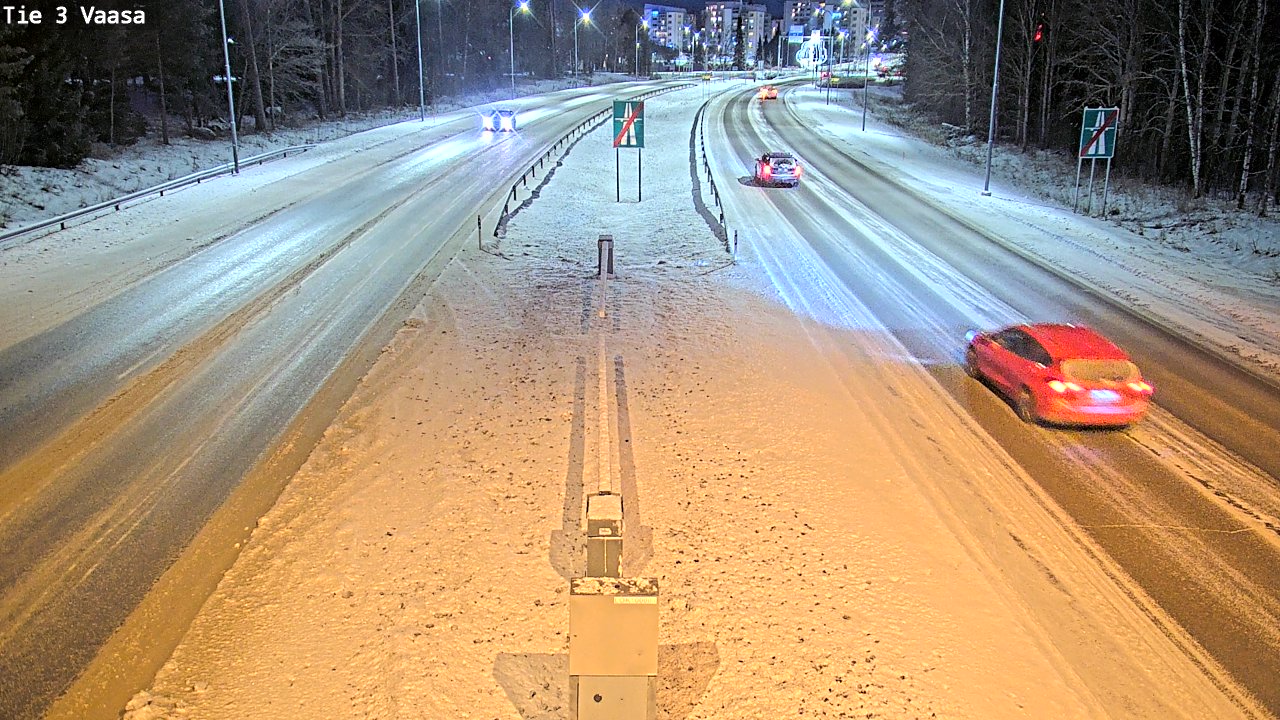 Kelikamerat Kuva Tie 3 Vaasa (puomi), Vaasa, Pohjanmaa