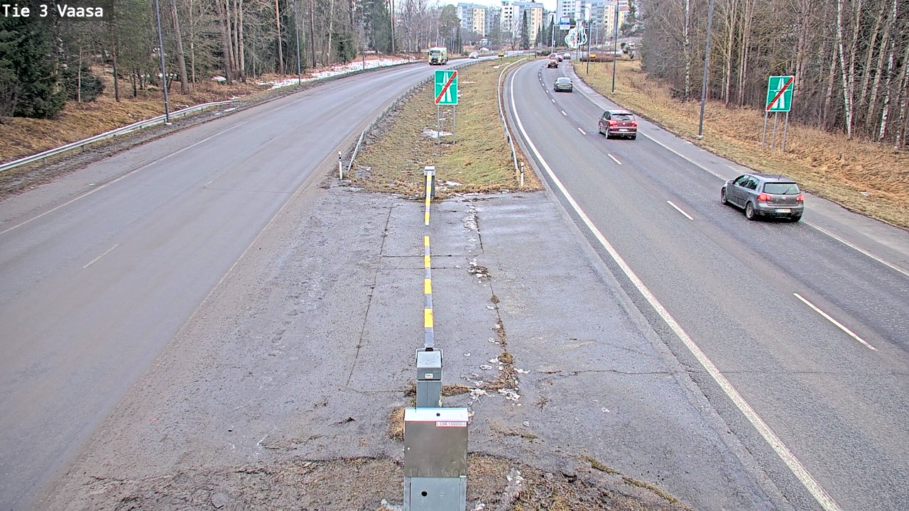 Kelikamerat Kuva Tie 3 Vaasa (puomi), Vaasa, Pohjanmaa