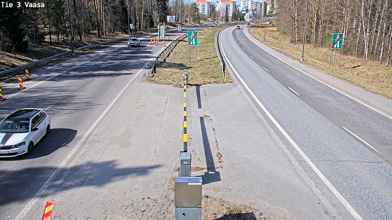 Weather Camera Image Tie 3 Vaasa (puomi), Vaasa, Pohjanmaa