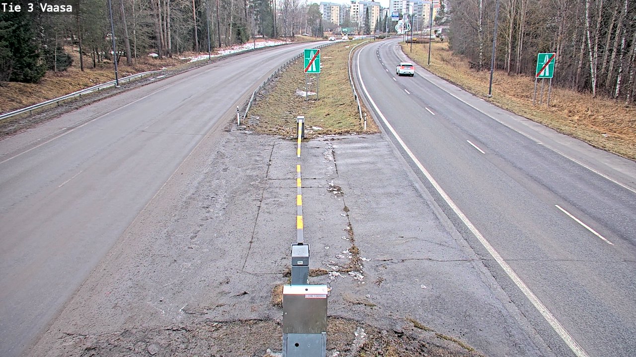 Kelikamerat Kuva Tie 3 Vaasa (puomi), Vaasa, Pohjanmaa