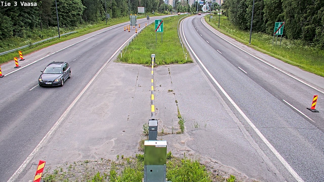 Kelikamerat Kuva Tie 3 Vaasa (puomi), Vaasa, Pohjanmaa