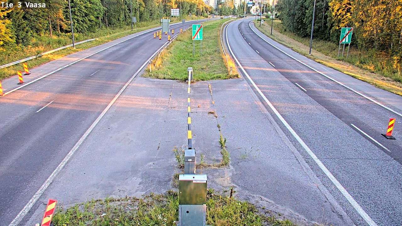 Kelikamerat Kuva Tie 3 Vaasa (puomi), Vaasa, Pohjanmaa