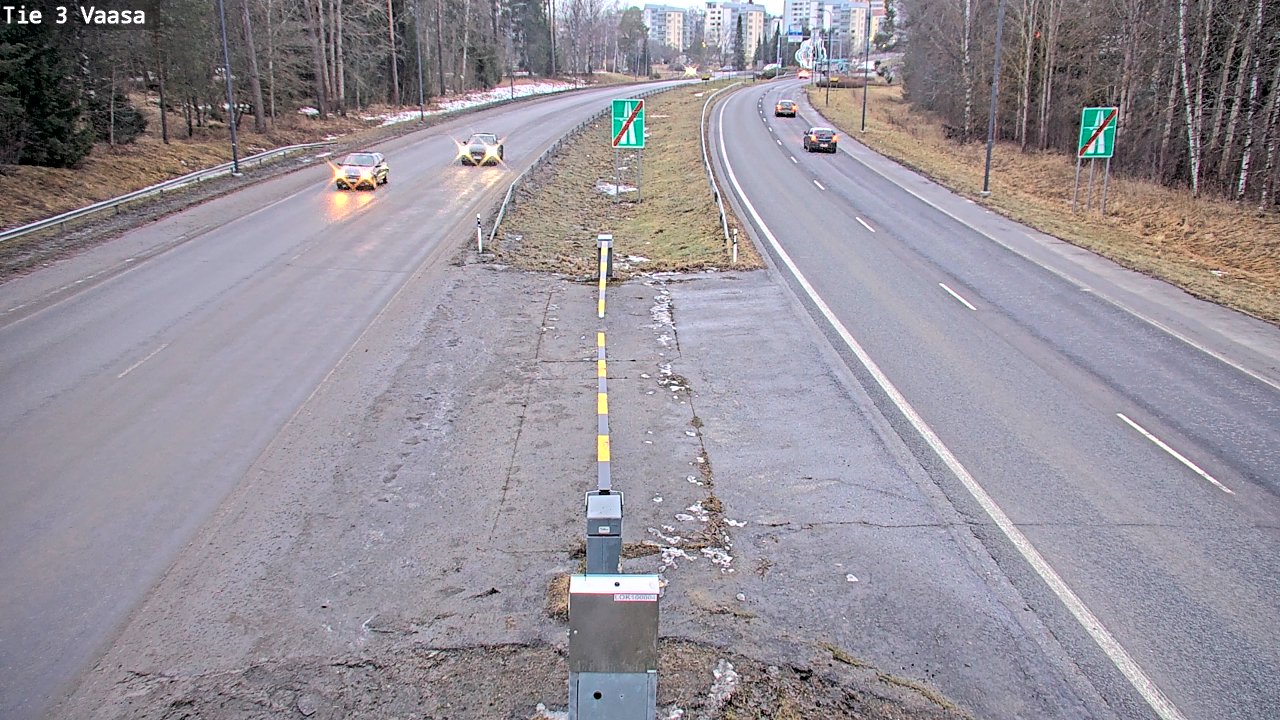 Kelikamerat Kuva Tie 3 Vaasa (puomi), Vaasa, Pohjanmaa