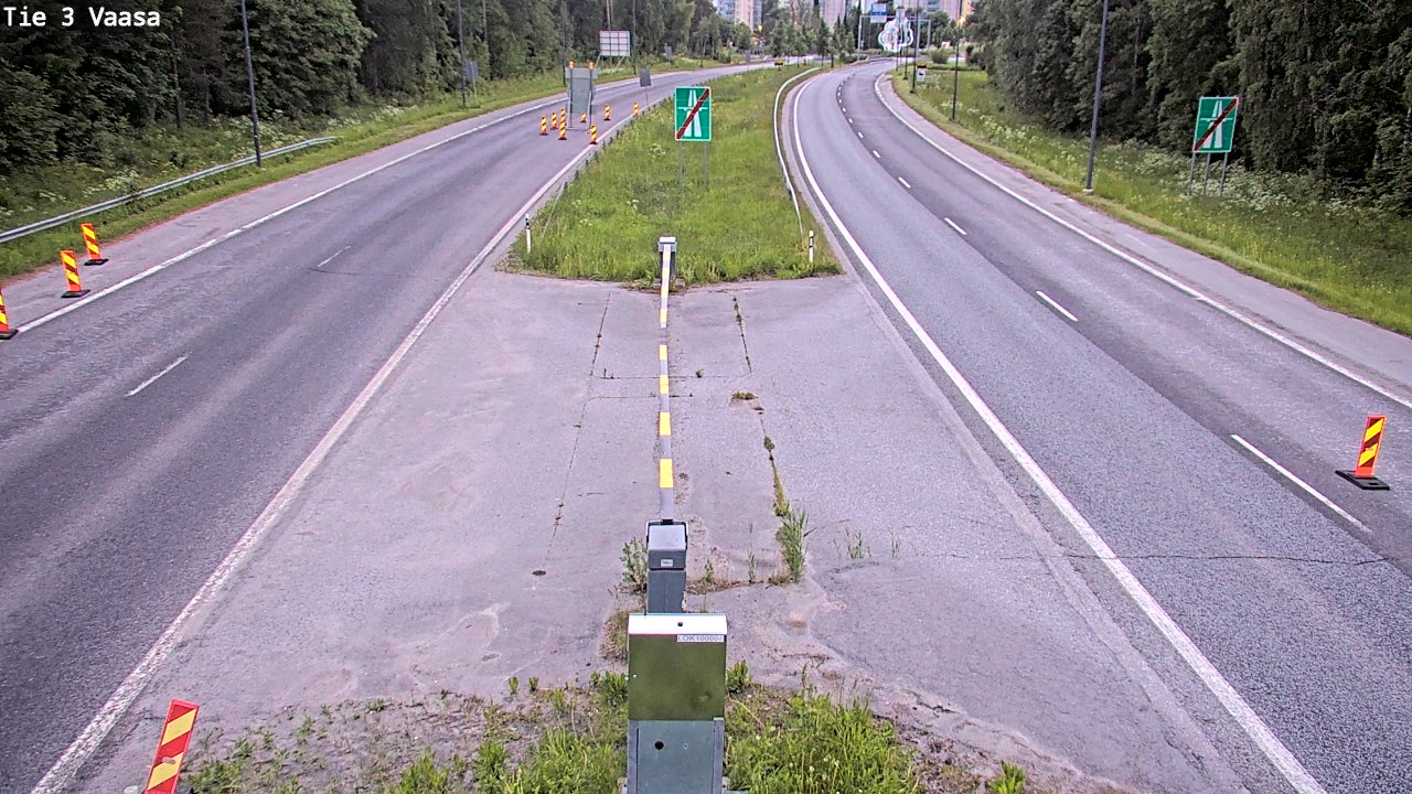 Kelikamerat Kuva Tie 3 Vaasa (puomi), Vaasa, Pohjanmaa