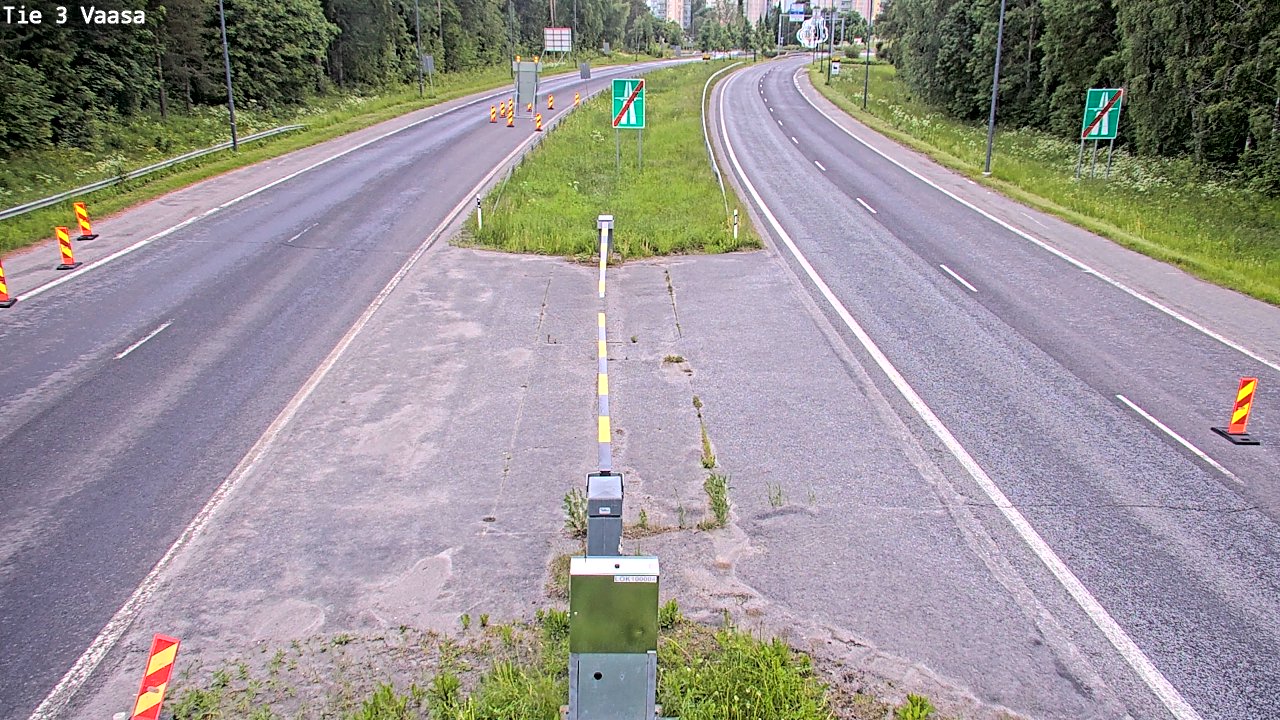 Kelikamerat Kuva Tie 3 Vaasa (puomi), Vaasa, Pohjanmaa