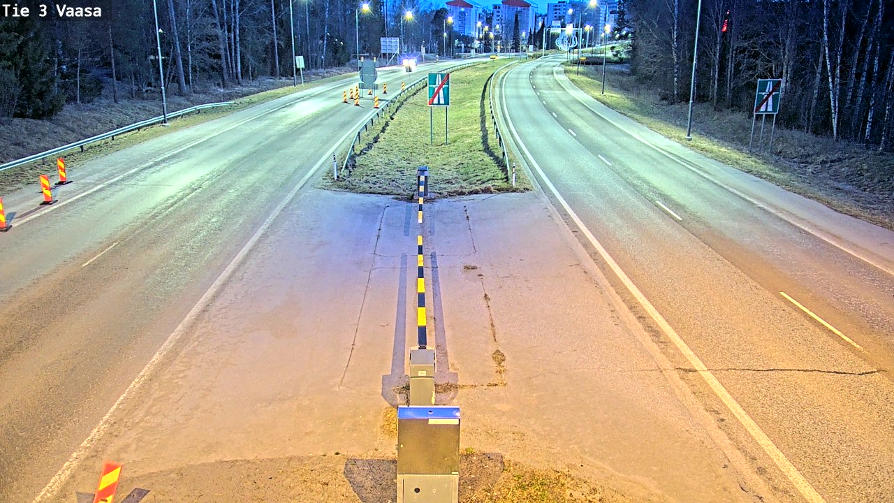 Weather Camera Image Tie 3 Vaasa (puomi), Vaasa, Pohjanmaa