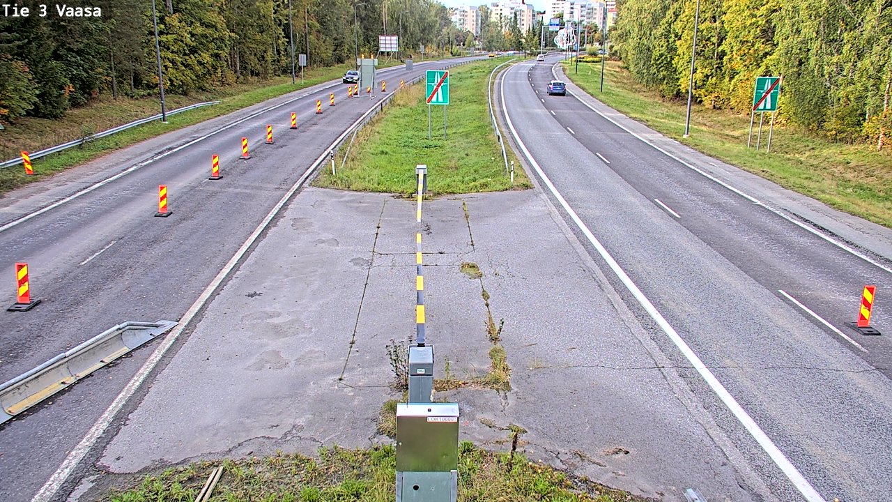 Kelikamerat Kuva Tie 3 Vaasa (puomi), Vaasa, Pohjanmaa