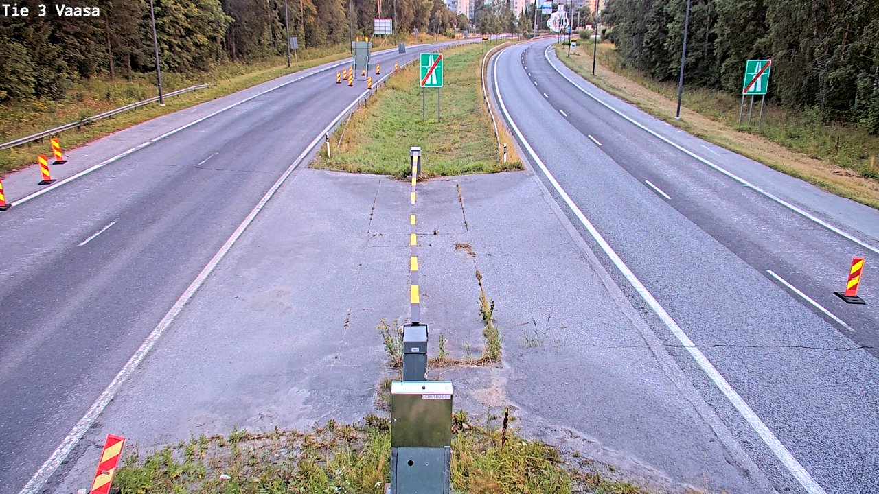 Weather Camera Image Tie 3 Vaasa (puomi), Vaasa, Pohjanmaa