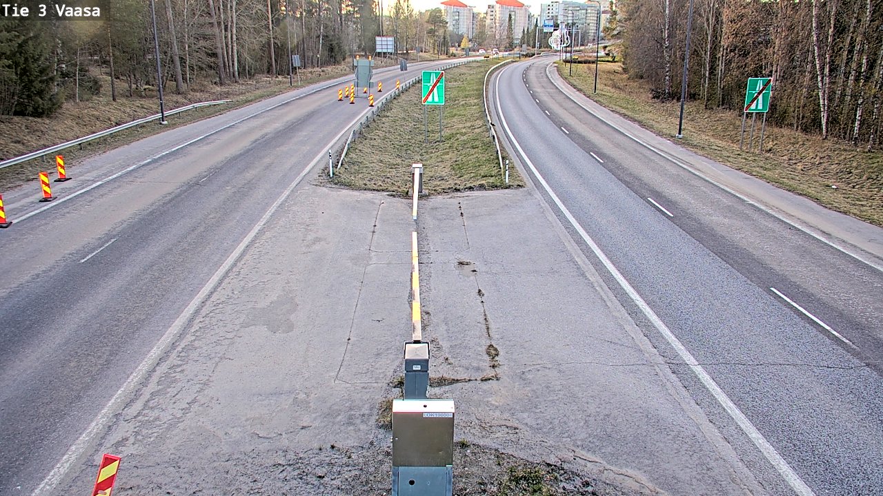 Weather Camera Image Tie 3 Vaasa (puomi), Vaasa, Pohjanmaa