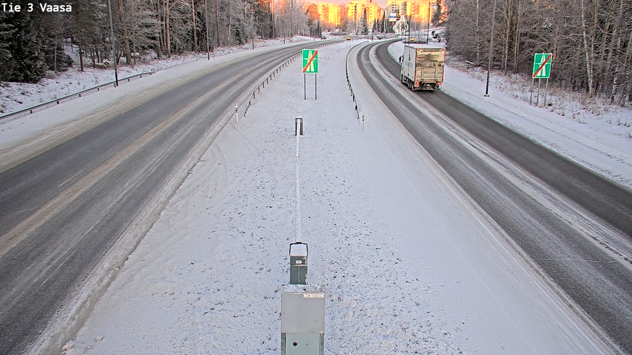 Weather Camera Image Tie 3 Vaasa (puomi), Vaasa, Pohjanmaa