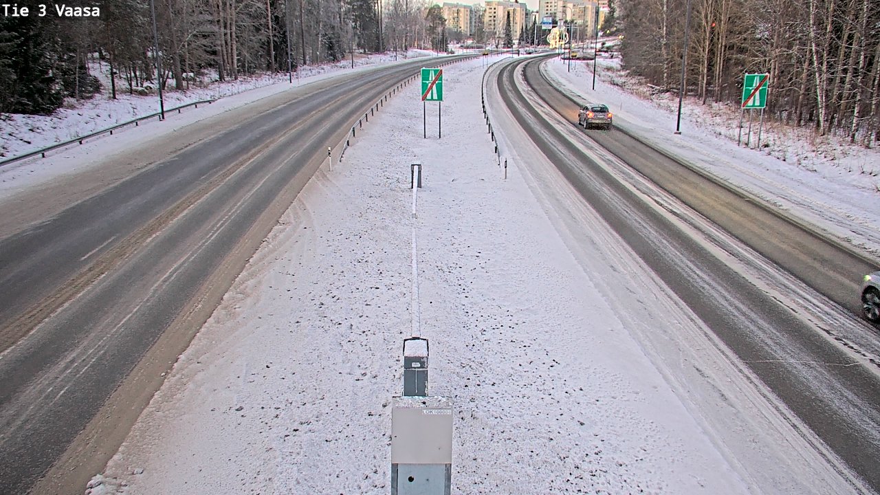 Kelikamerat Kuva Tie 3 Vaasa (puomi), Vaasa, Pohjanmaa