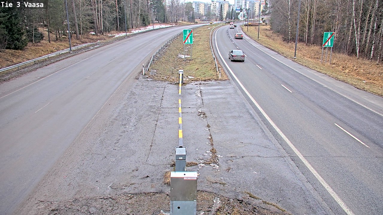 Kelikamerat Kuva Tie 3 Vaasa (puomi), Vaasa, Pohjanmaa