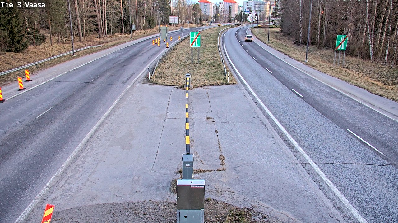 Weather Camera Image Tie 3 Vaasa (puomi), Vaasa, Pohjanmaa
