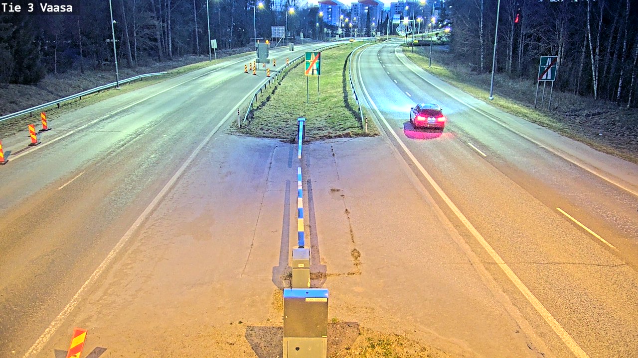 Kelikamerat Kuva Tie 3 Vaasa (puomi), Vaasa, Pohjanmaa