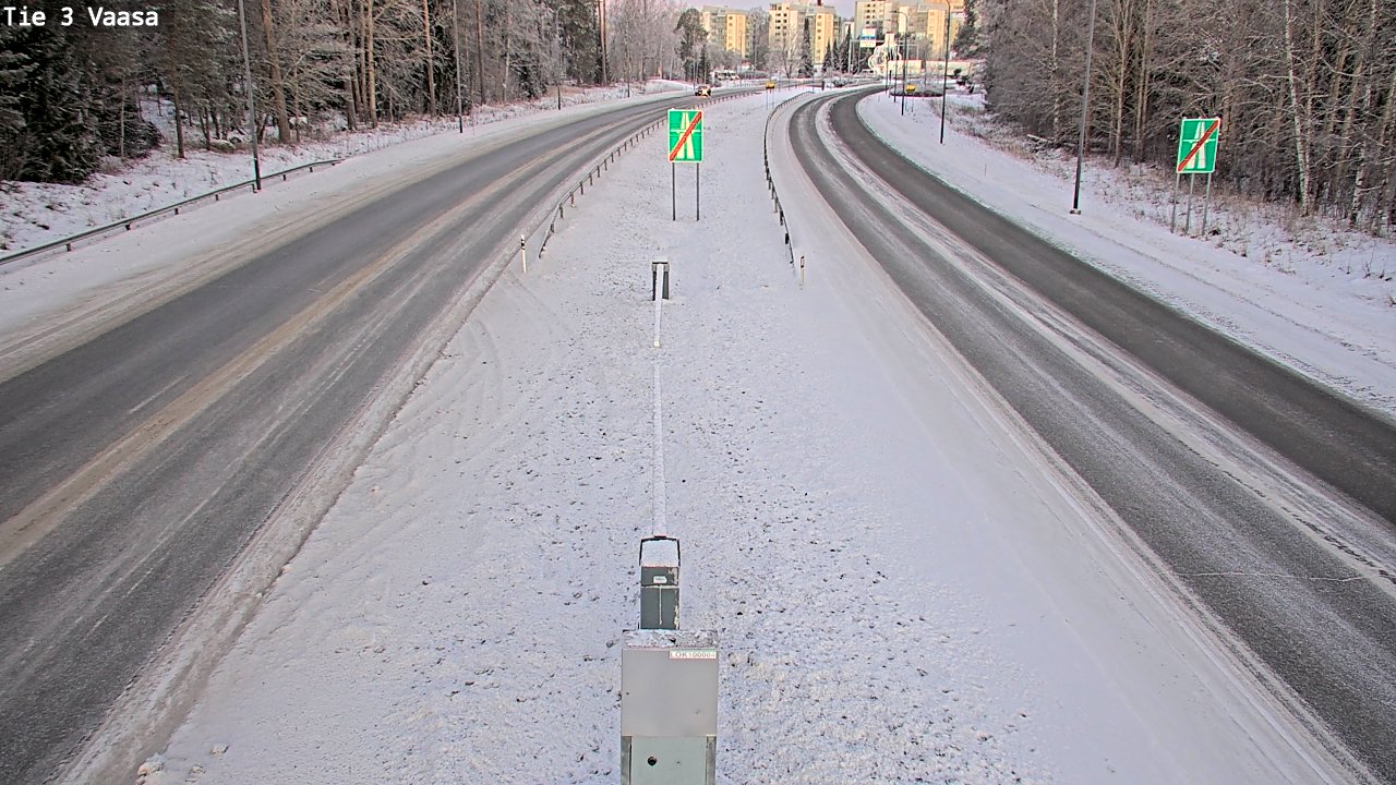 Kelikamerat Kuva Tie 3 Vaasa (puomi), Vaasa, Pohjanmaa