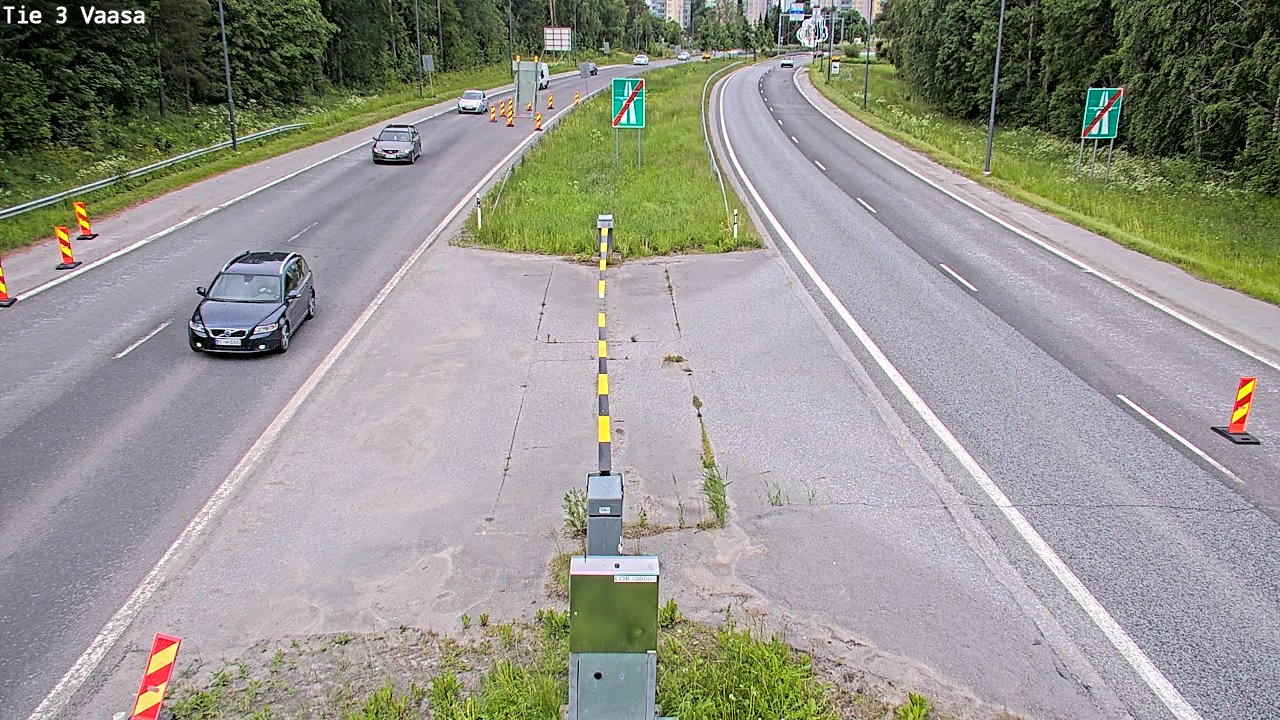 Kelikamerat Kuva Tie 3 Vaasa (puomi), Vaasa, Pohjanmaa