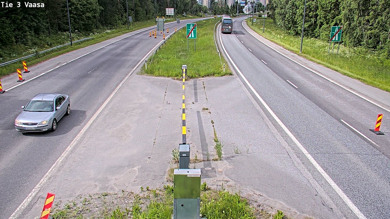 Kelikamerat Kuva Tie 3 Vaasa (puomi), Vaasa, Pohjanmaa