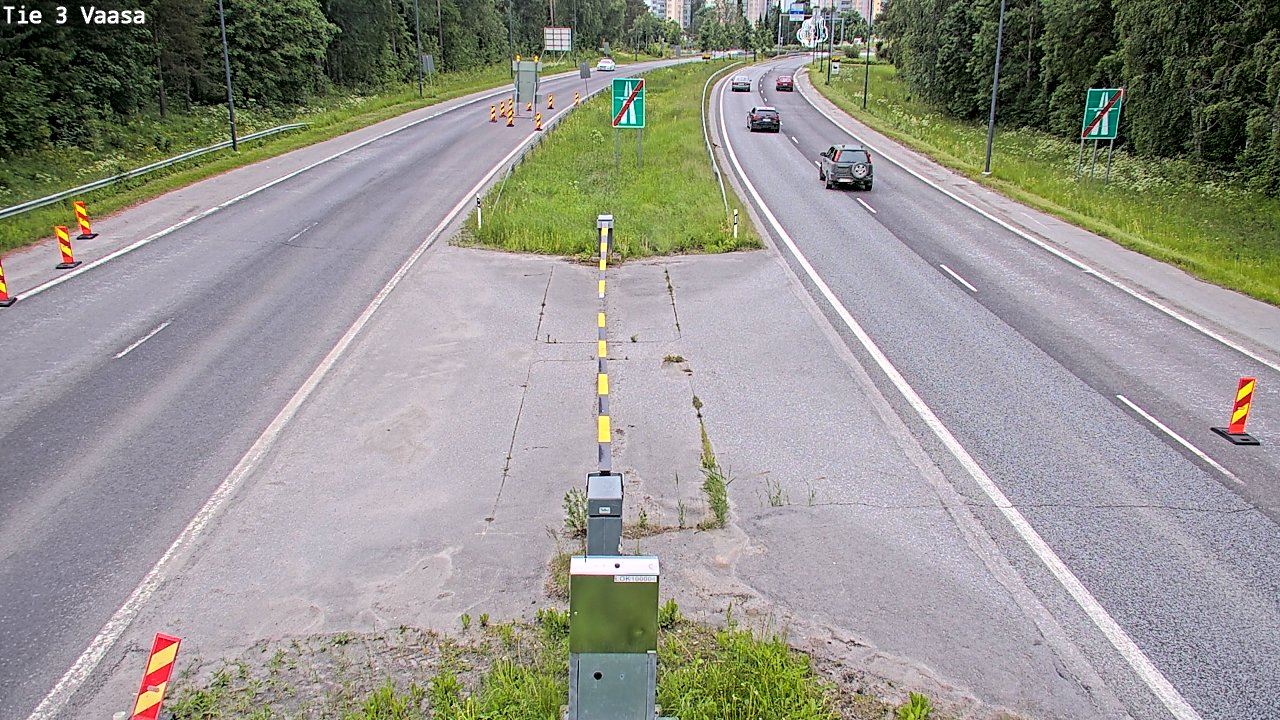 Kelikamerat Kuva Tie 3 Vaasa (puomi), Vaasa, Pohjanmaa