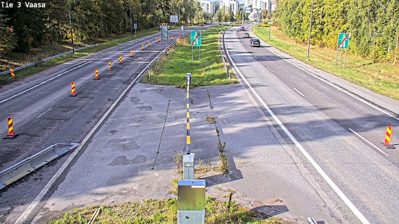 Kelikamerat Kuva Tie 3 Vaasa (puomi), Vaasa, Pohjanmaa