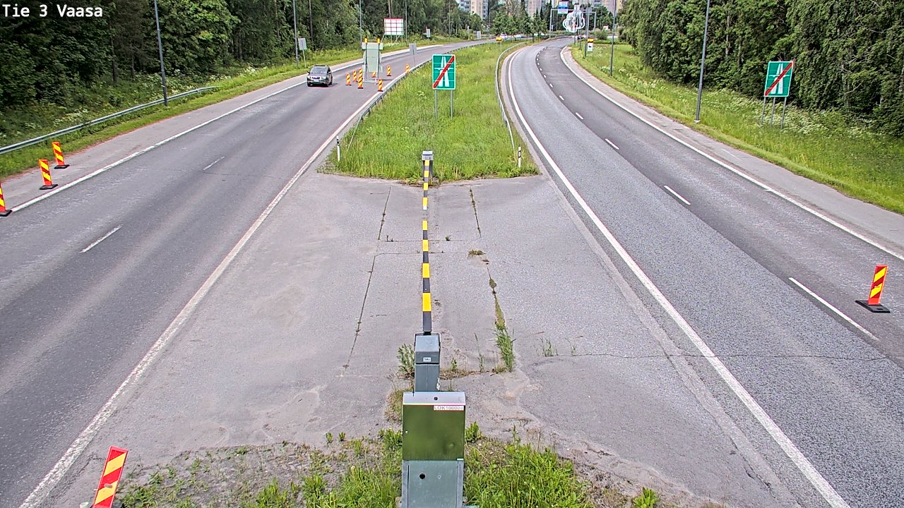 Kelikamerat Kuva Tie 3 Vaasa (puomi), Vaasa, Pohjanmaa