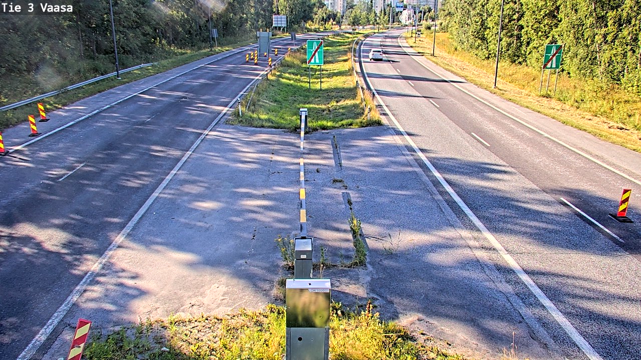 Kelikamerat Kuva Tie 3 Vaasa (puomi), Vaasa, Pohjanmaa