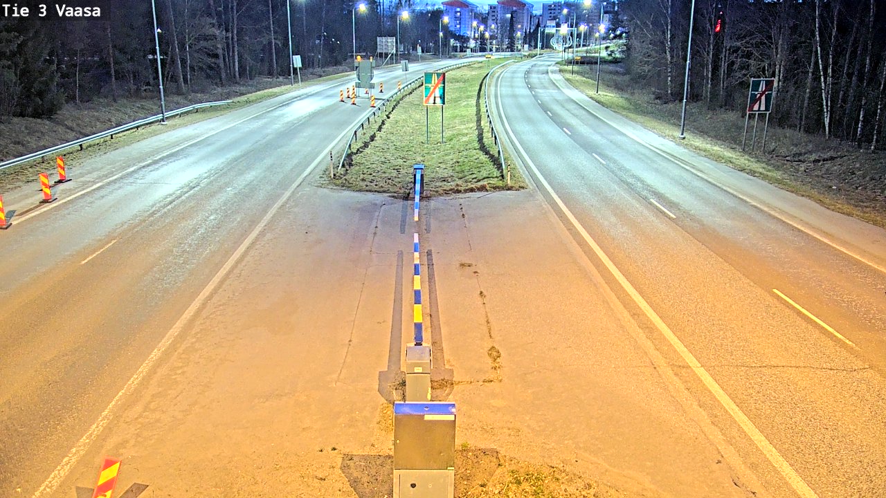 Kelikamerat Kuva Tie 3 Vaasa (puomi), Vaasa, Pohjanmaa