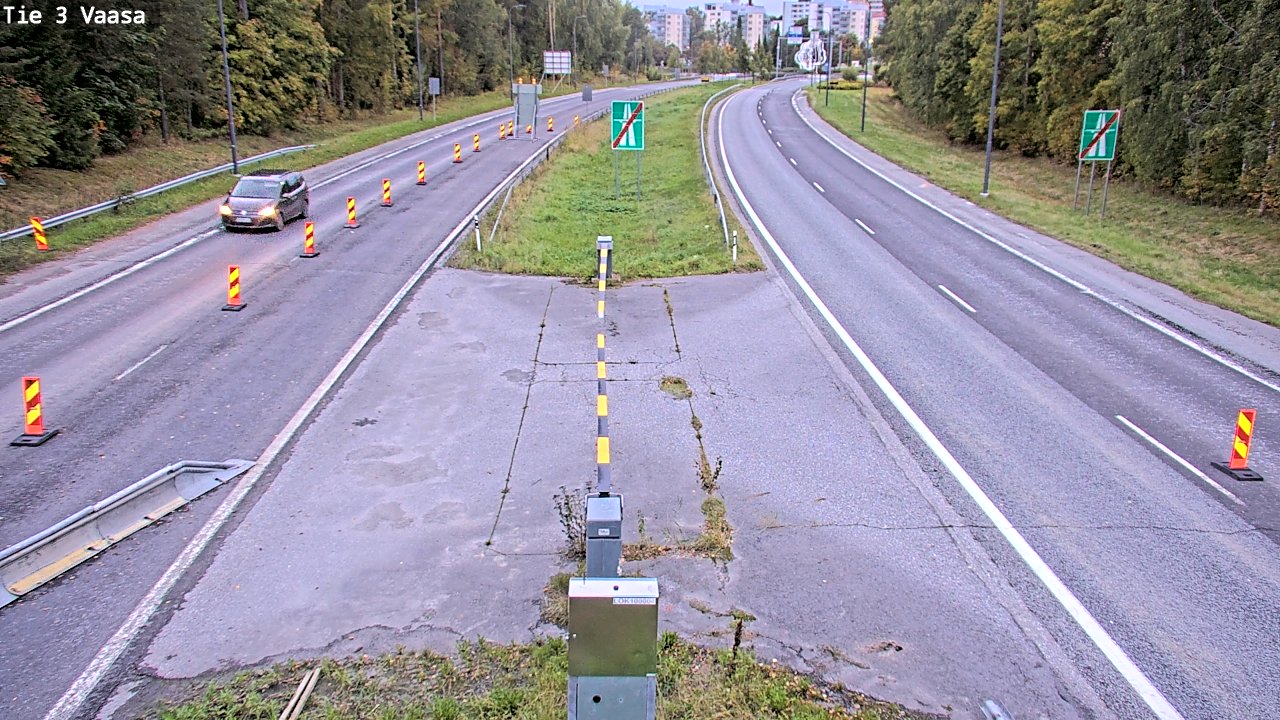 Kelikamerat Kuva Tie 3 Vaasa (puomi), Vaasa, Pohjanmaa