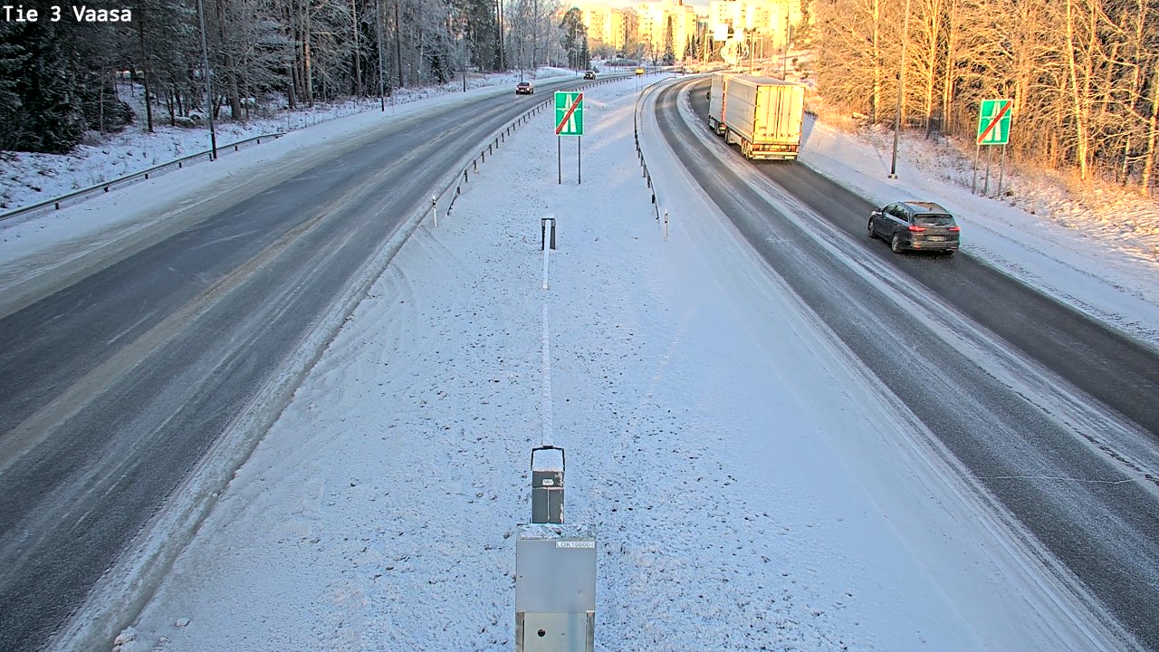 Weather Camera Image Tie 3 Vaasa (puomi), Vaasa, Pohjanmaa