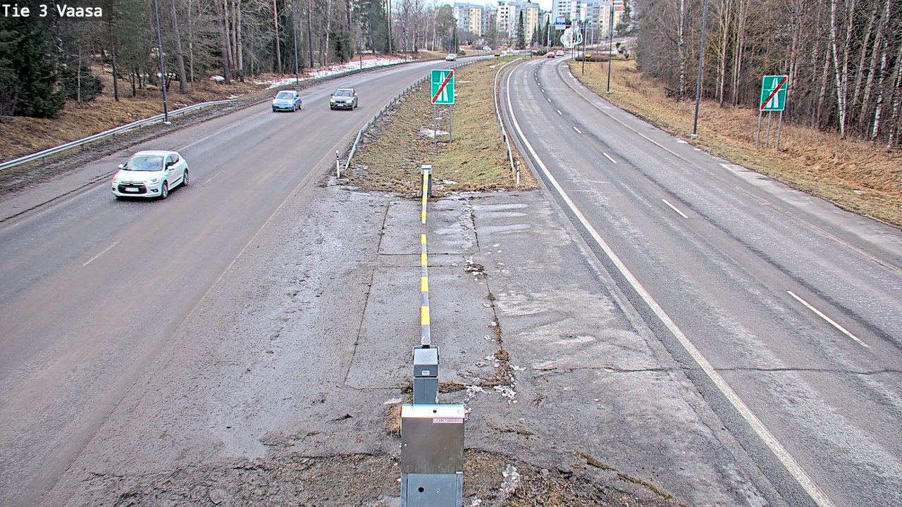 Kelikamerat Kuva Tie 3 Vaasa (puomi), Vaasa, Pohjanmaa