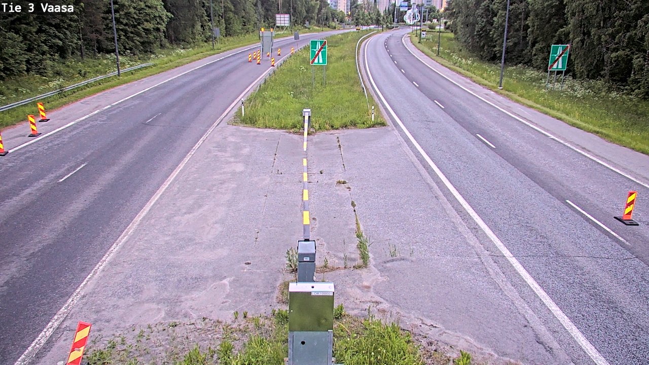 Kelikamerat Kuva Tie 3 Vaasa (puomi), Vaasa, Pohjanmaa