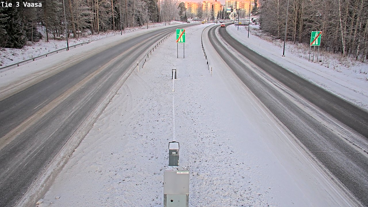Kelikamerat Kuva Tie 3 Vaasa (puomi), Vaasa, Pohjanmaa